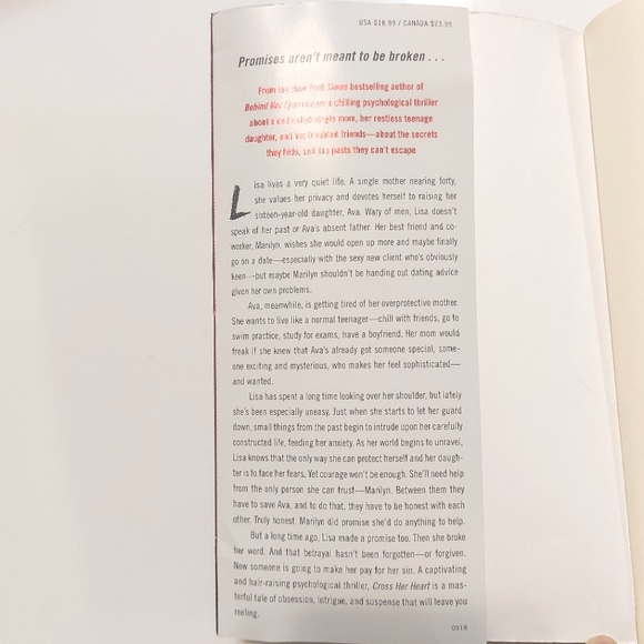 5 for $25- Cross Her Heart, a Novel by Sarah Pinborough - Picture 5 of 8